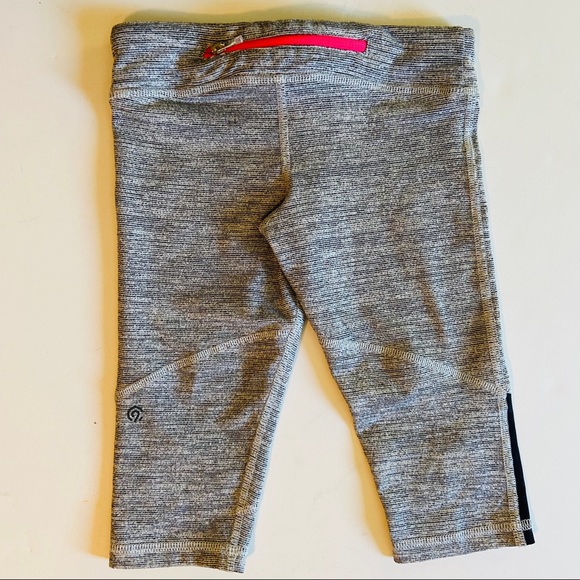 Champion Girls Heather Gray Sport Leggings 4/5 EUC - Picture 3 of 4